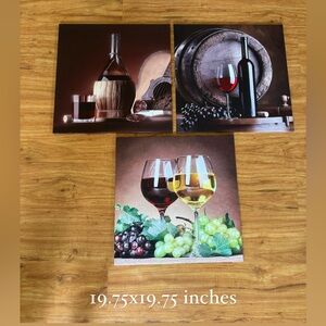 3 piece wall art canvas